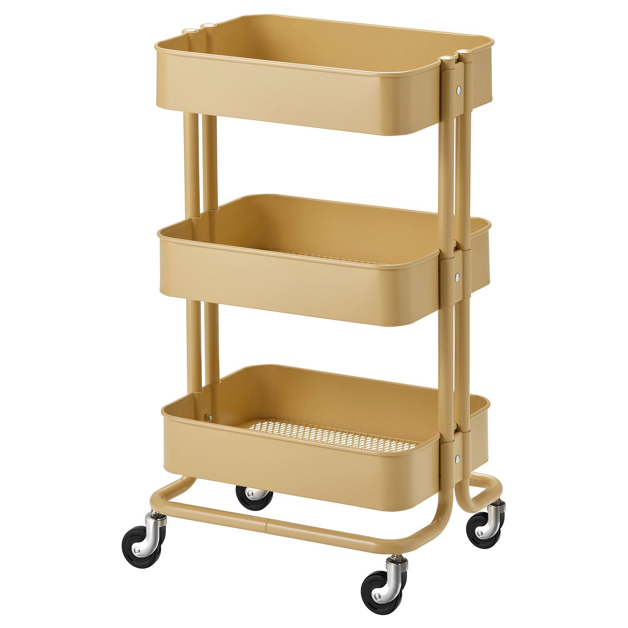 RASKOG IKEA Тележка, жёлтый, 35x45x78 см  (ТОВАР ВЫШЕЛ ИЗ АССОРТИМЕНТА)