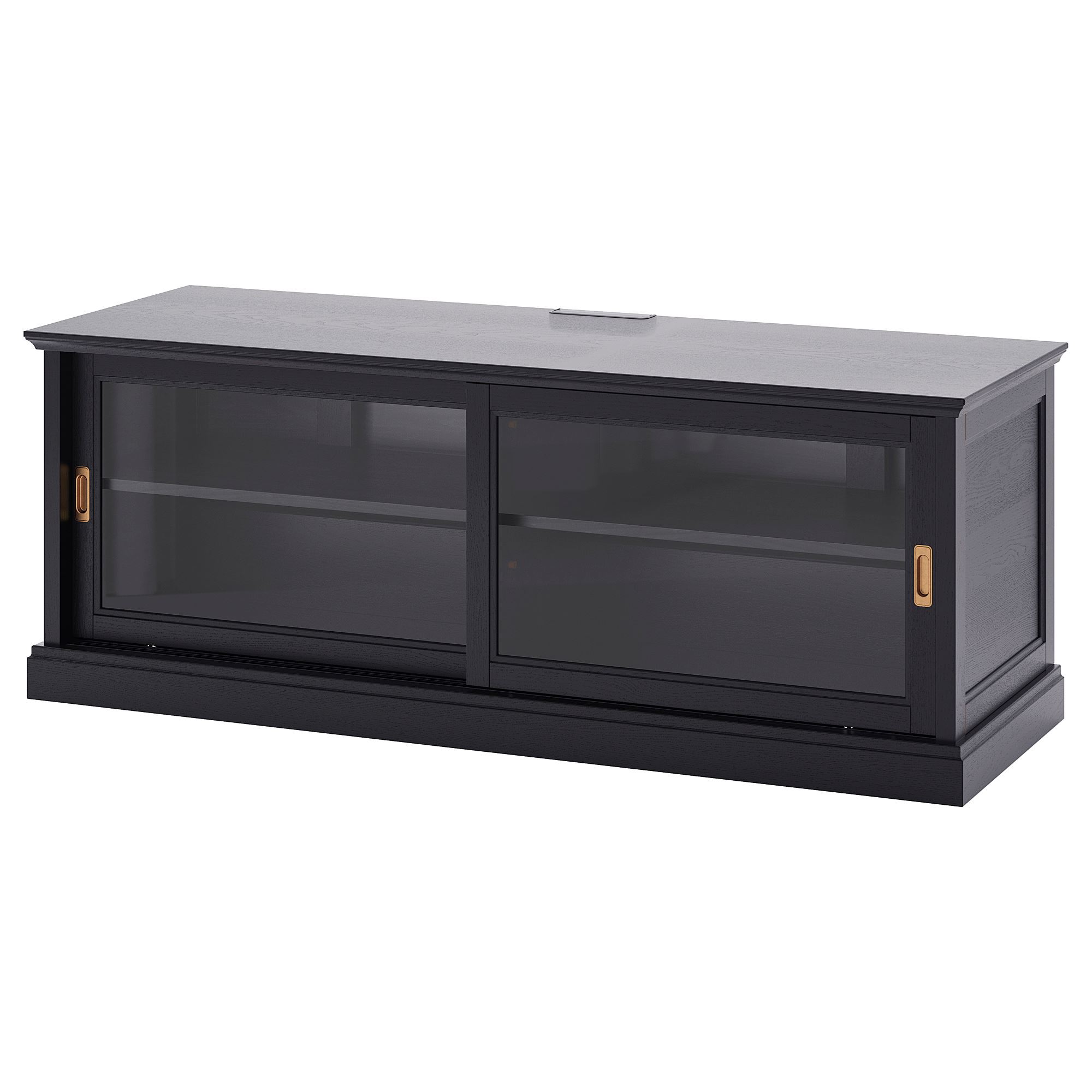 MALSJO IKEA Тумба под ТВ, черный, 160x48 см  (ТОВАР ВЫШЕЛ ИЗ АССОРТИМЕНТА)