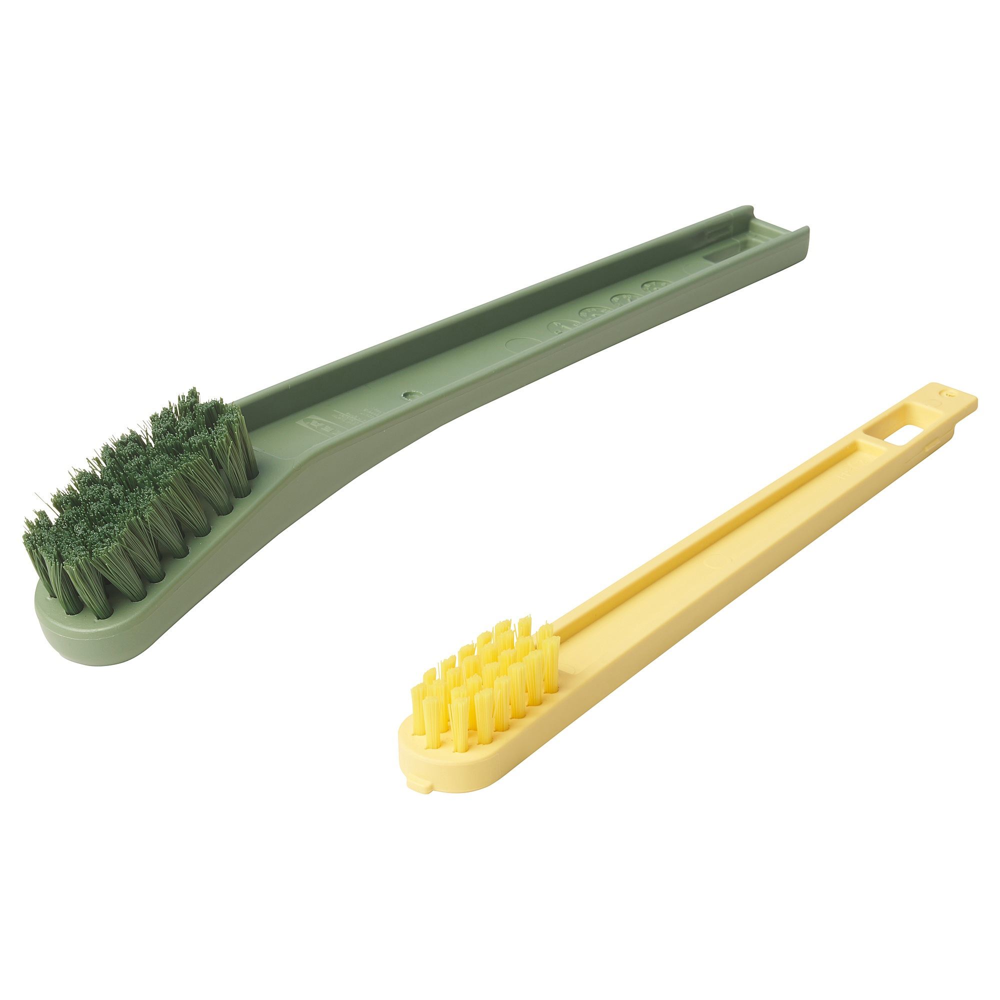 PEPPRIG IKEA Чистящая щетка, зелёный/жёлтый 2 шт.