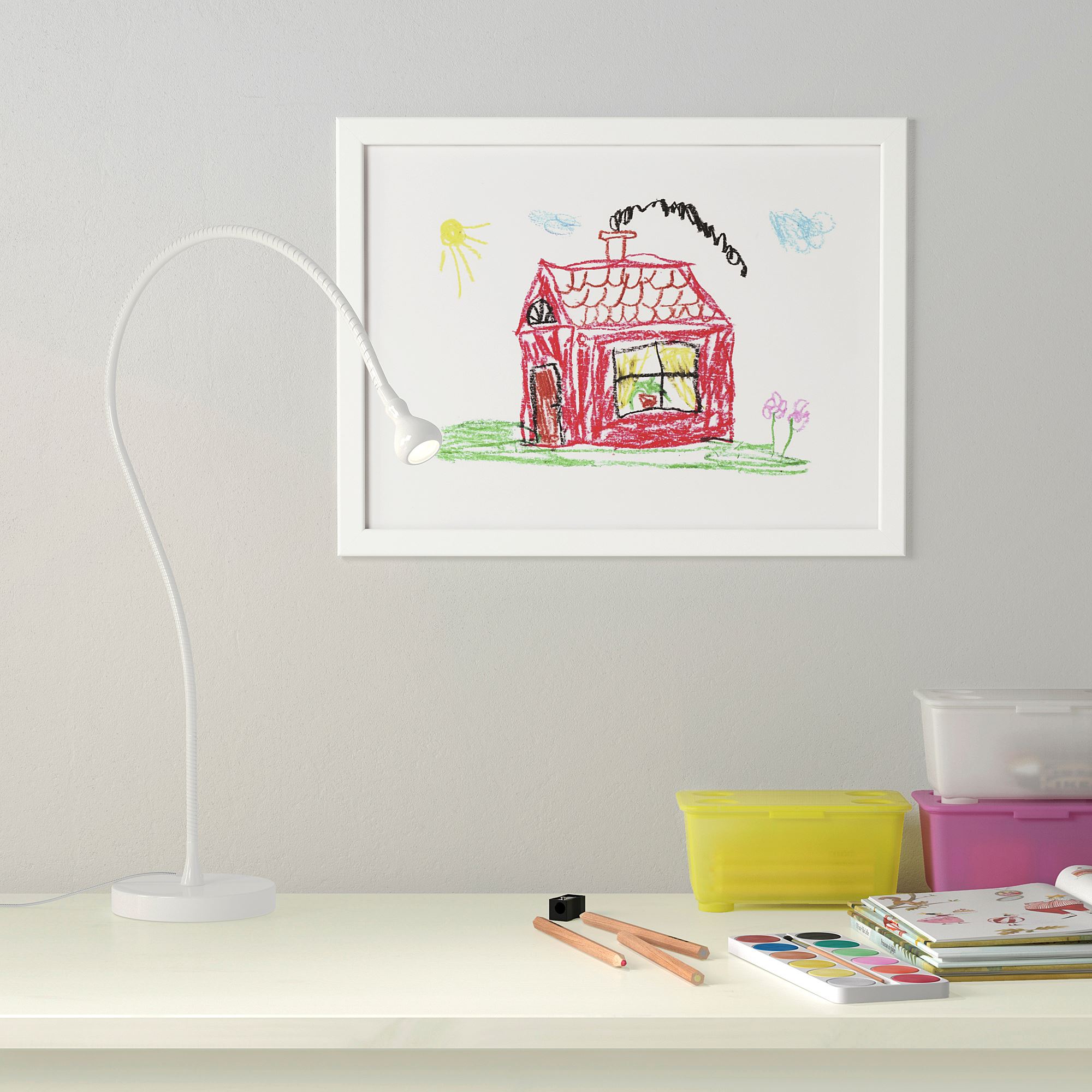 FISKBO IKEA Рамка для фото, белый, 30x40 см