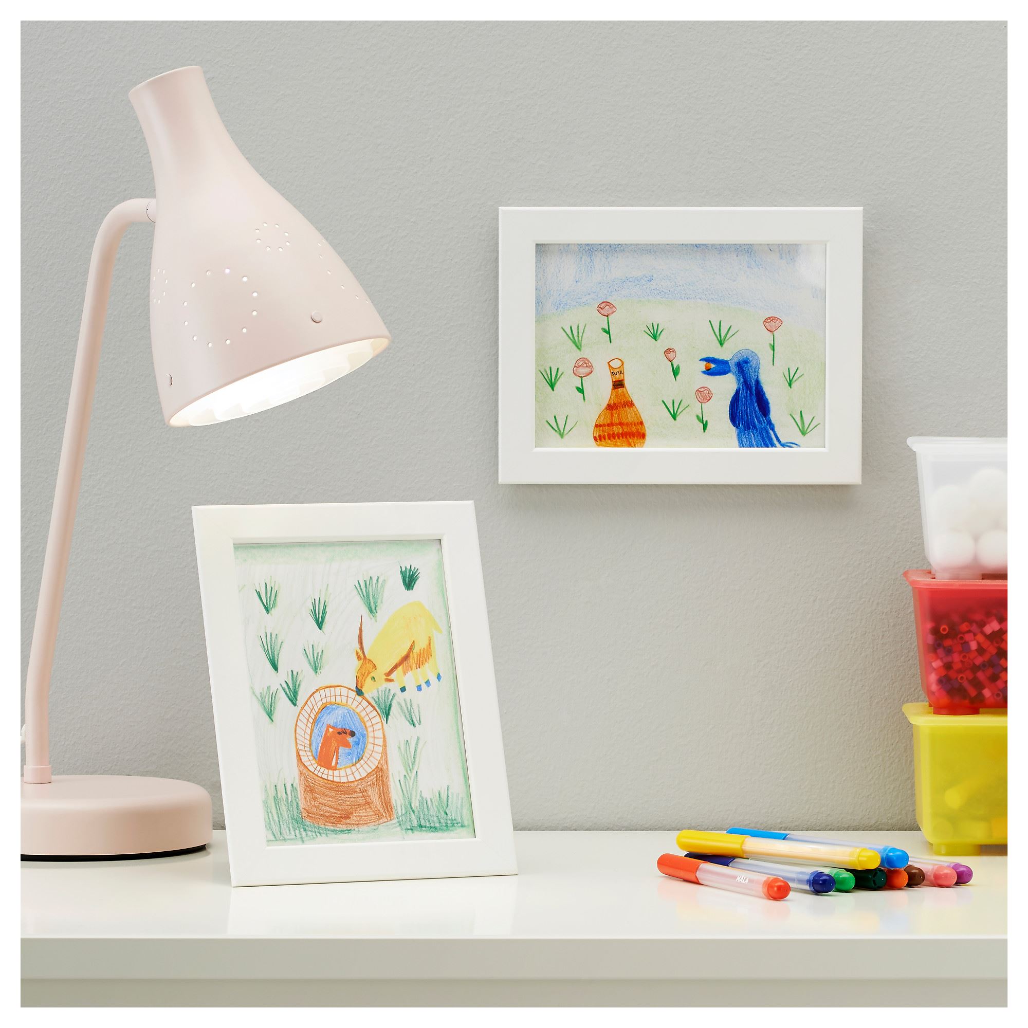 FISKBO IKEA Рамка для фото, белый, 13x18 см