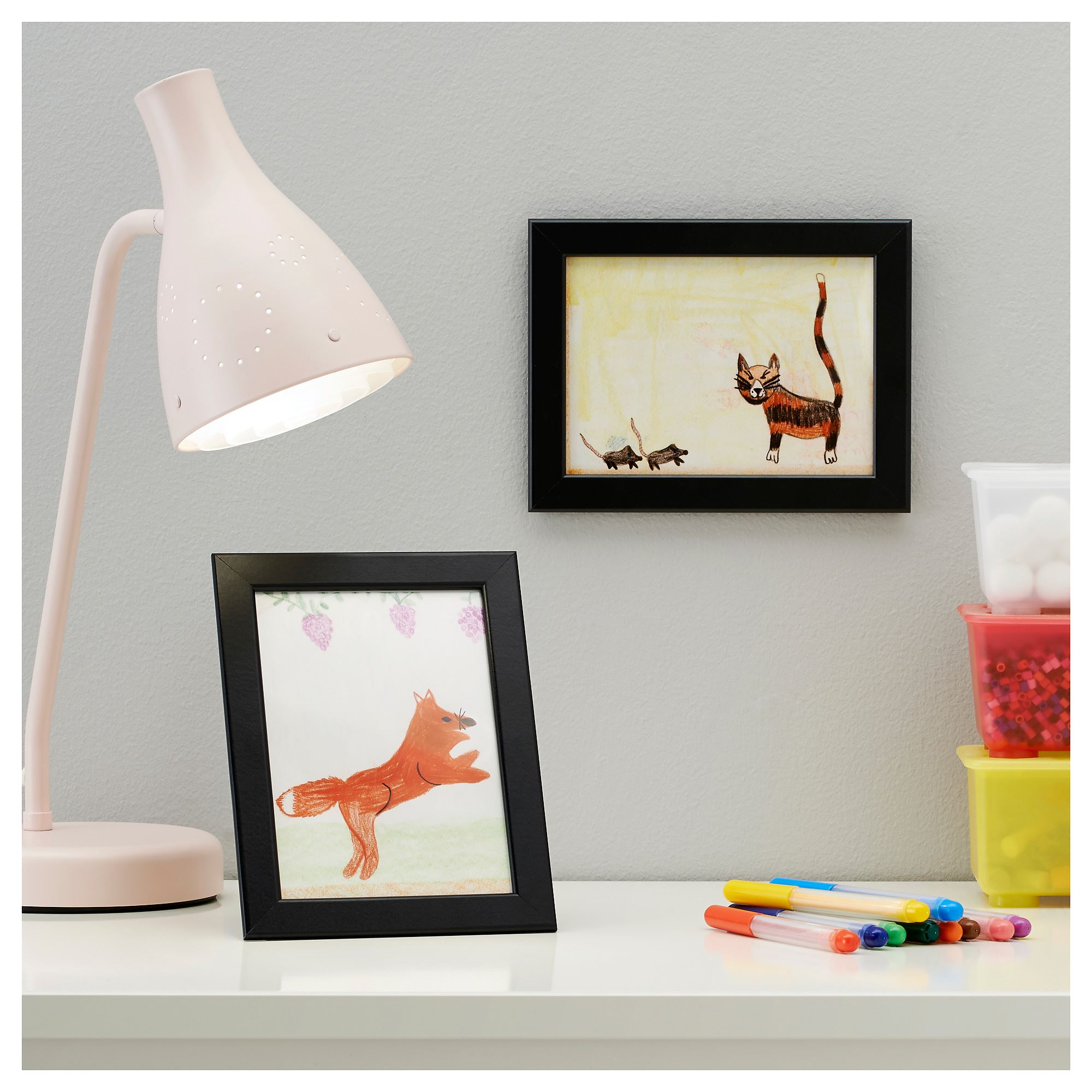 FISKBO IKEA Рамка для фото, чёрный, 13x18 см