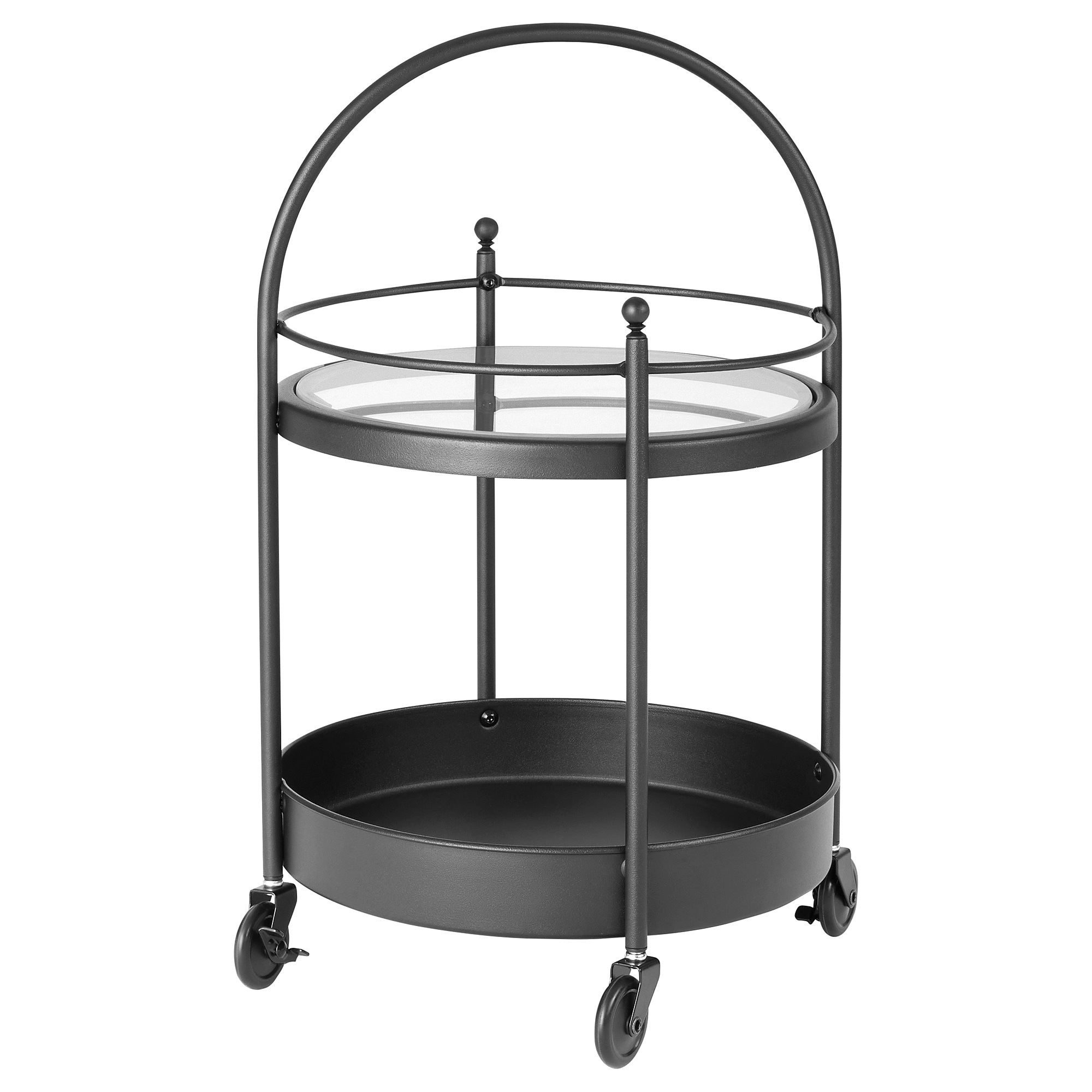 FROSJON IKEA Тележка, черный, 55x35 см