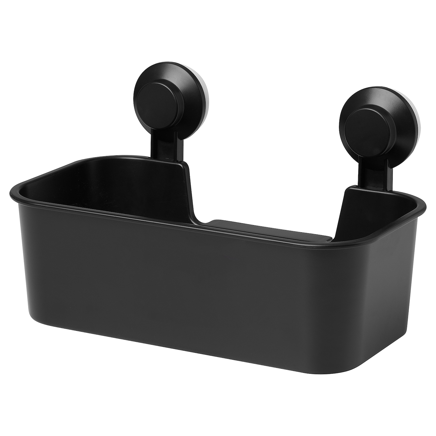 TISKEN IKEA Корзина на присосках, чёрный
