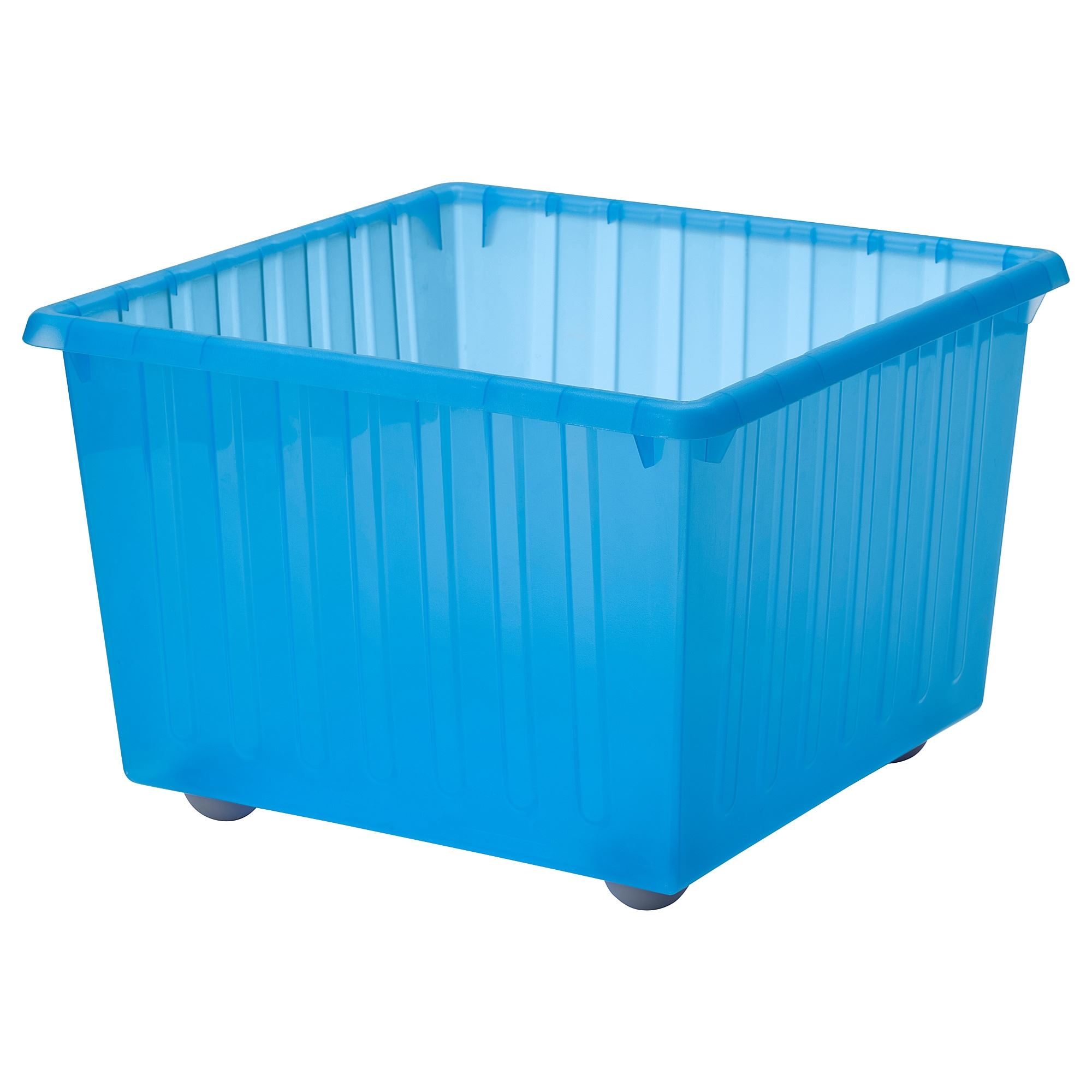VESSLA IKEA Ящик на колесах, синий, 39x39 см