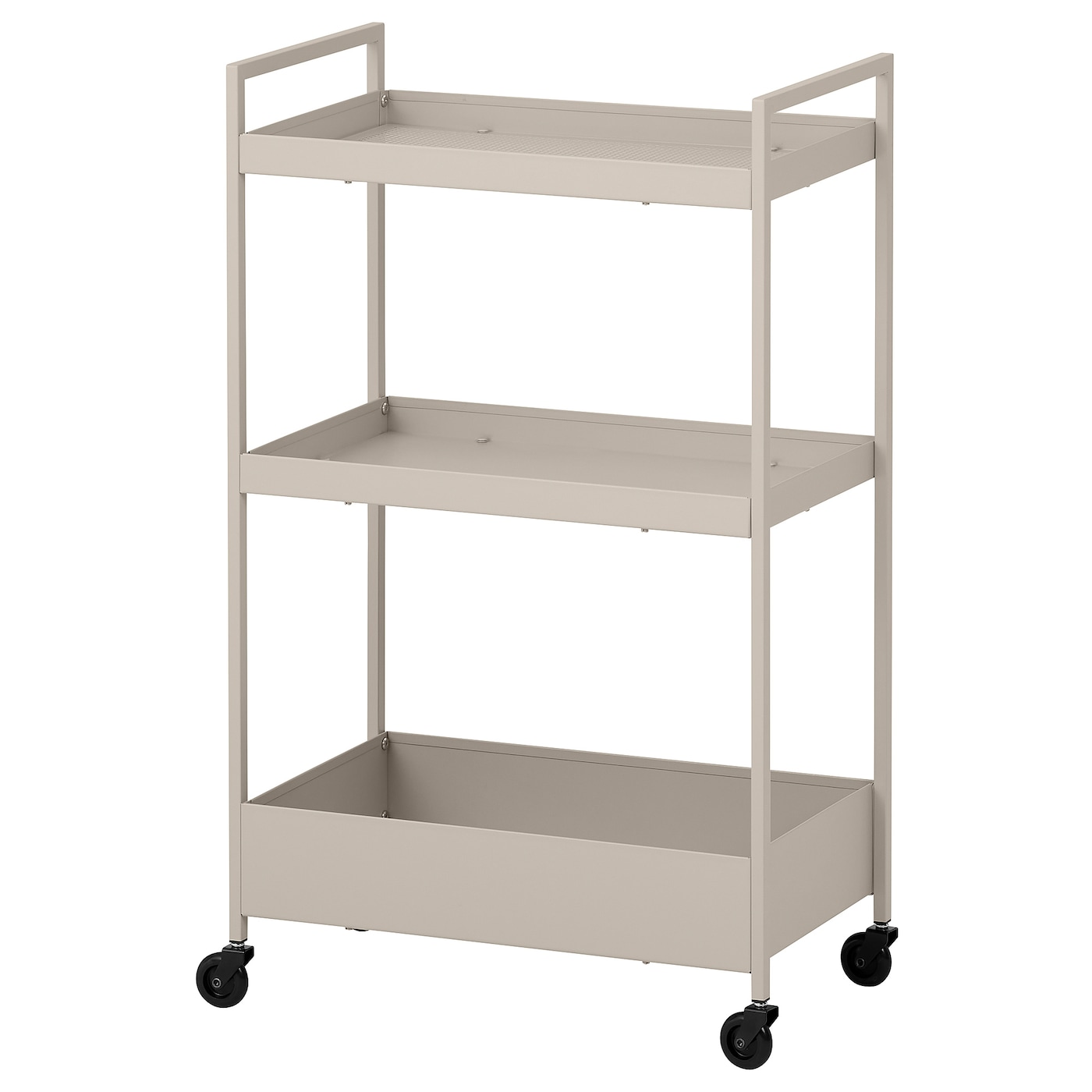 NISSAFORS IKEA Тележка, бежевый, 50.5x30x83 см