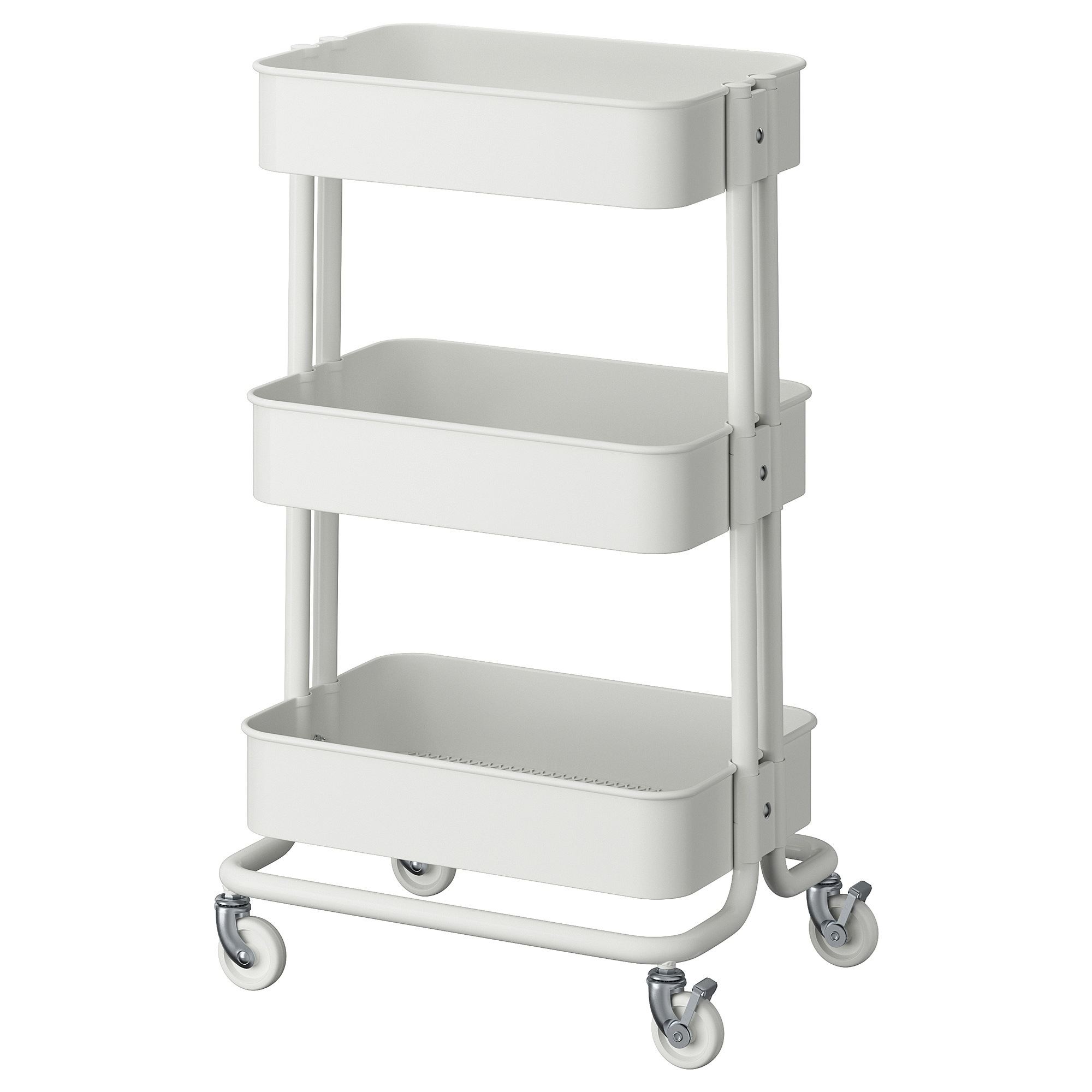 RASKOG IKEA Тележка, белый 35x45x77 см