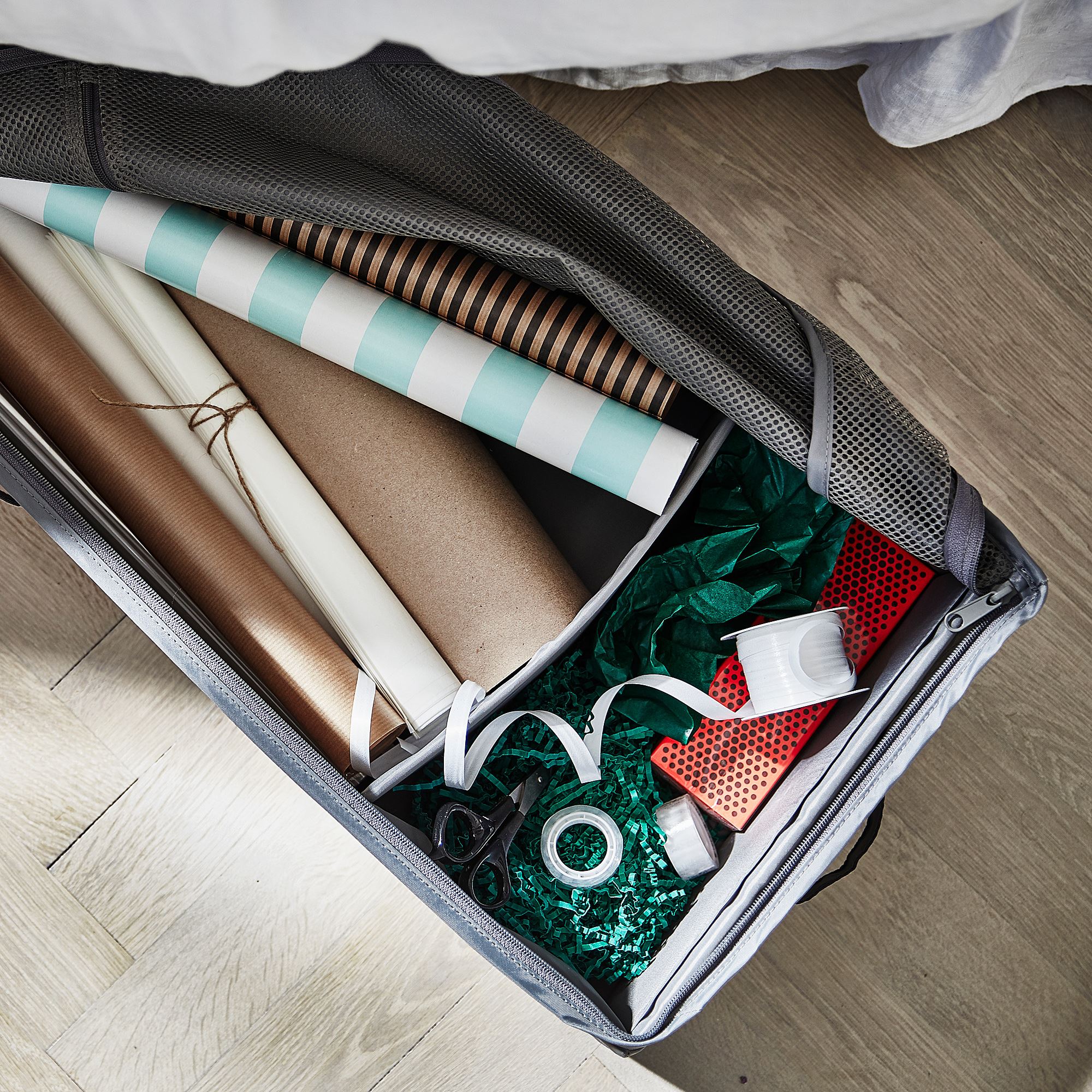 SKUBB IKEA Сумка для хранения, темно-серый, 90x30x15 см