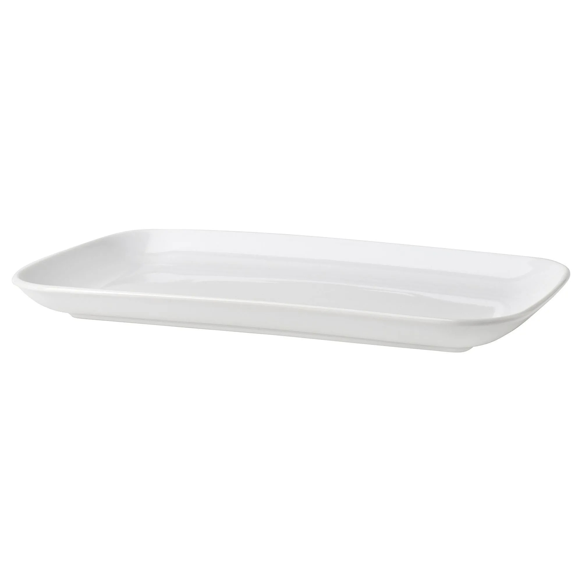 GODMIDDAG IKEA Тарелка, белый, 18x30 см