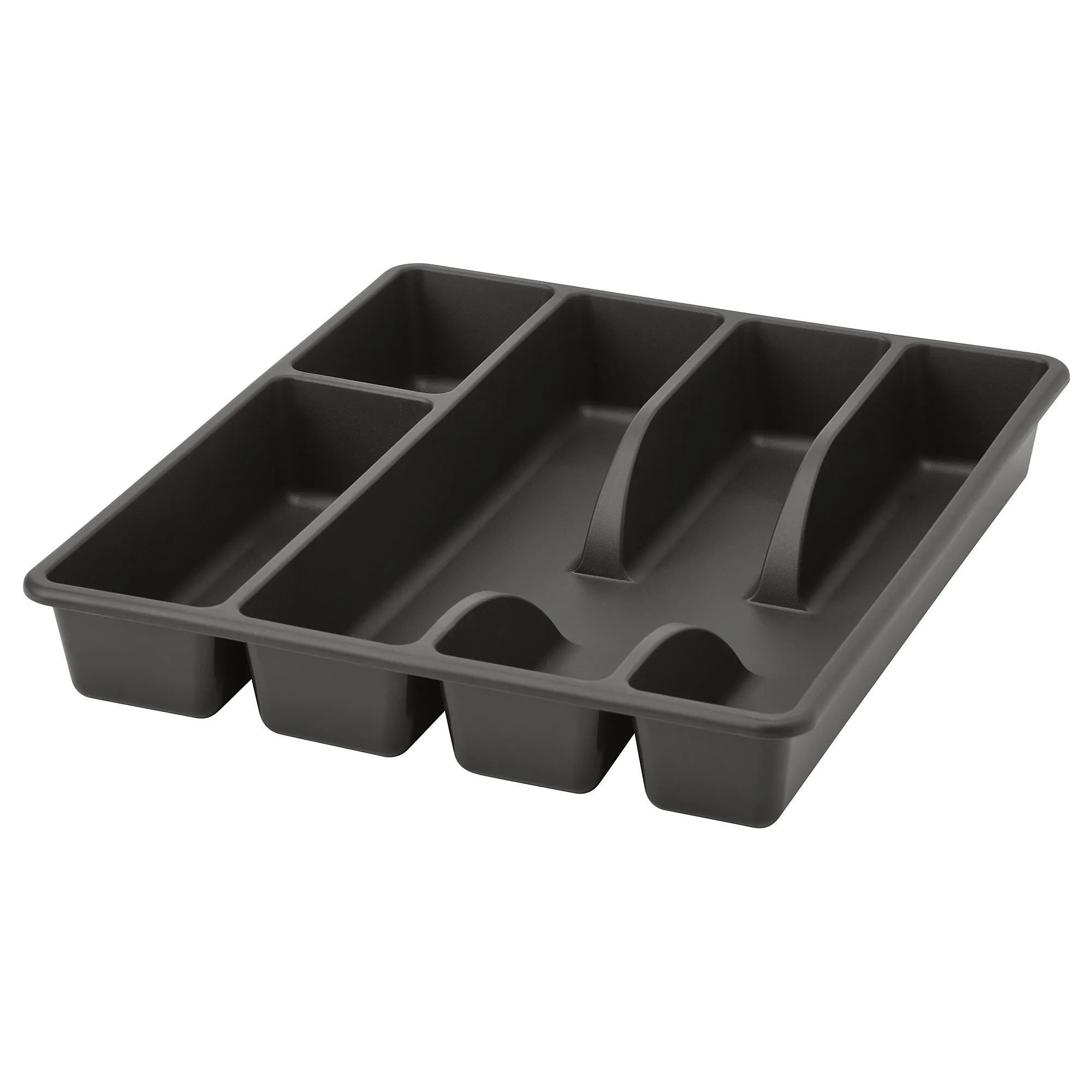 SMACKER IKEA Лоток для столовых приборов, 31x26 см, антрацит