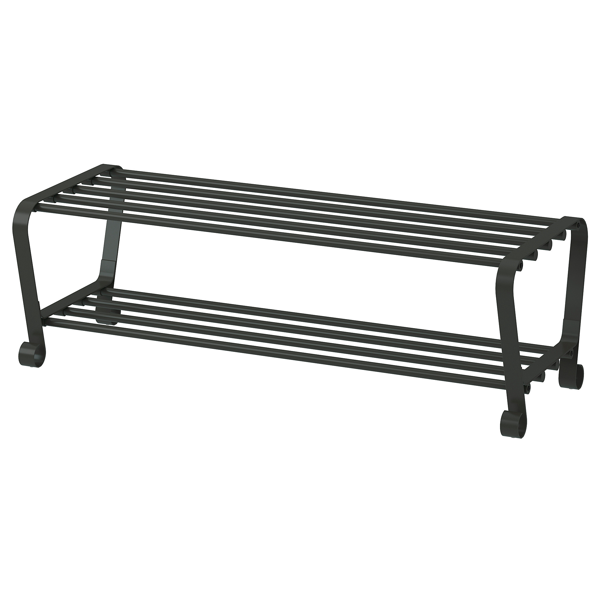 PORTIS IKEA полка для обуви, черный, 90x34x28 см
