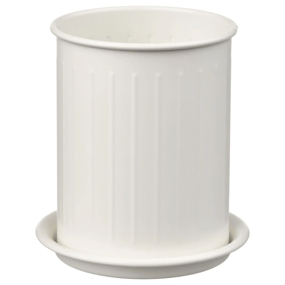 VALVARDAD IKEA Сушилка для стол приб, 13 см, белый/оцинковка