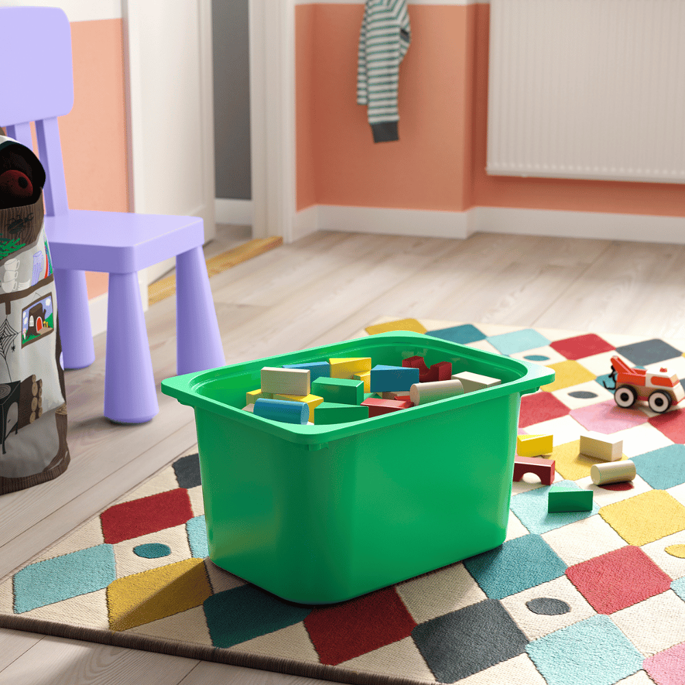 TROFAST IKEA Контейнер, ярко-зеленый,, 42x30x23 см