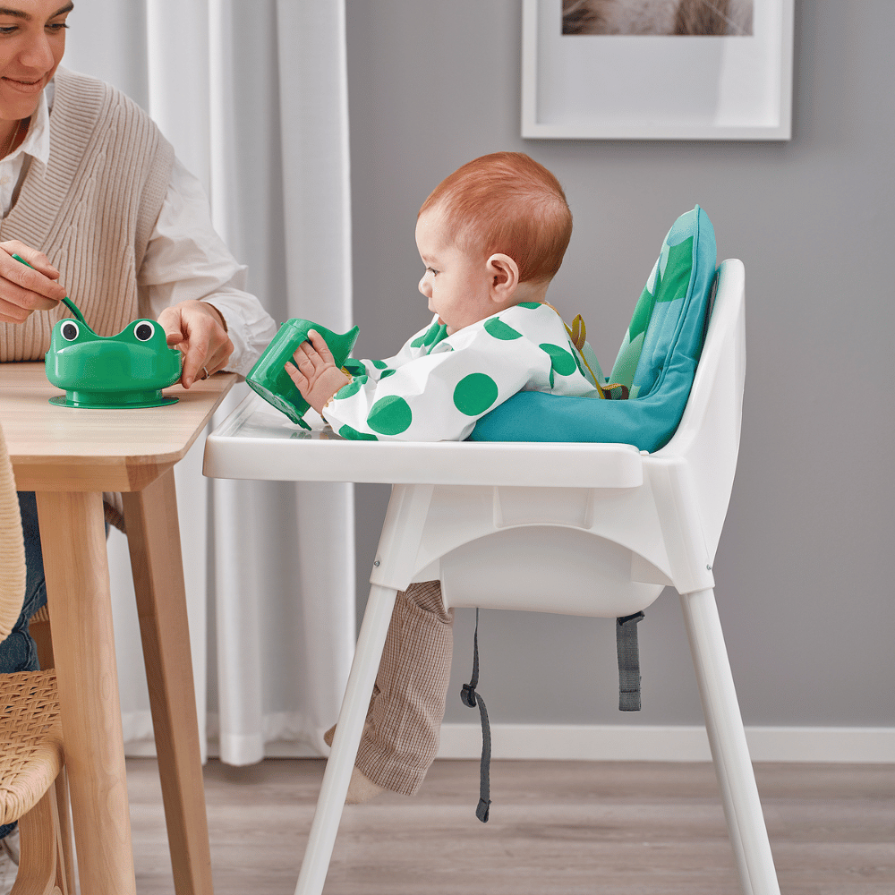 ANTILOP IKEA Высокий стульчик со столешн, белый
