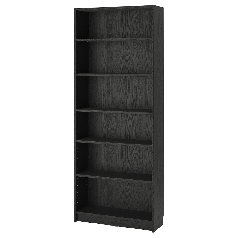 BILLY IKEA Книжный шкаф, черный , 80x28x202 см