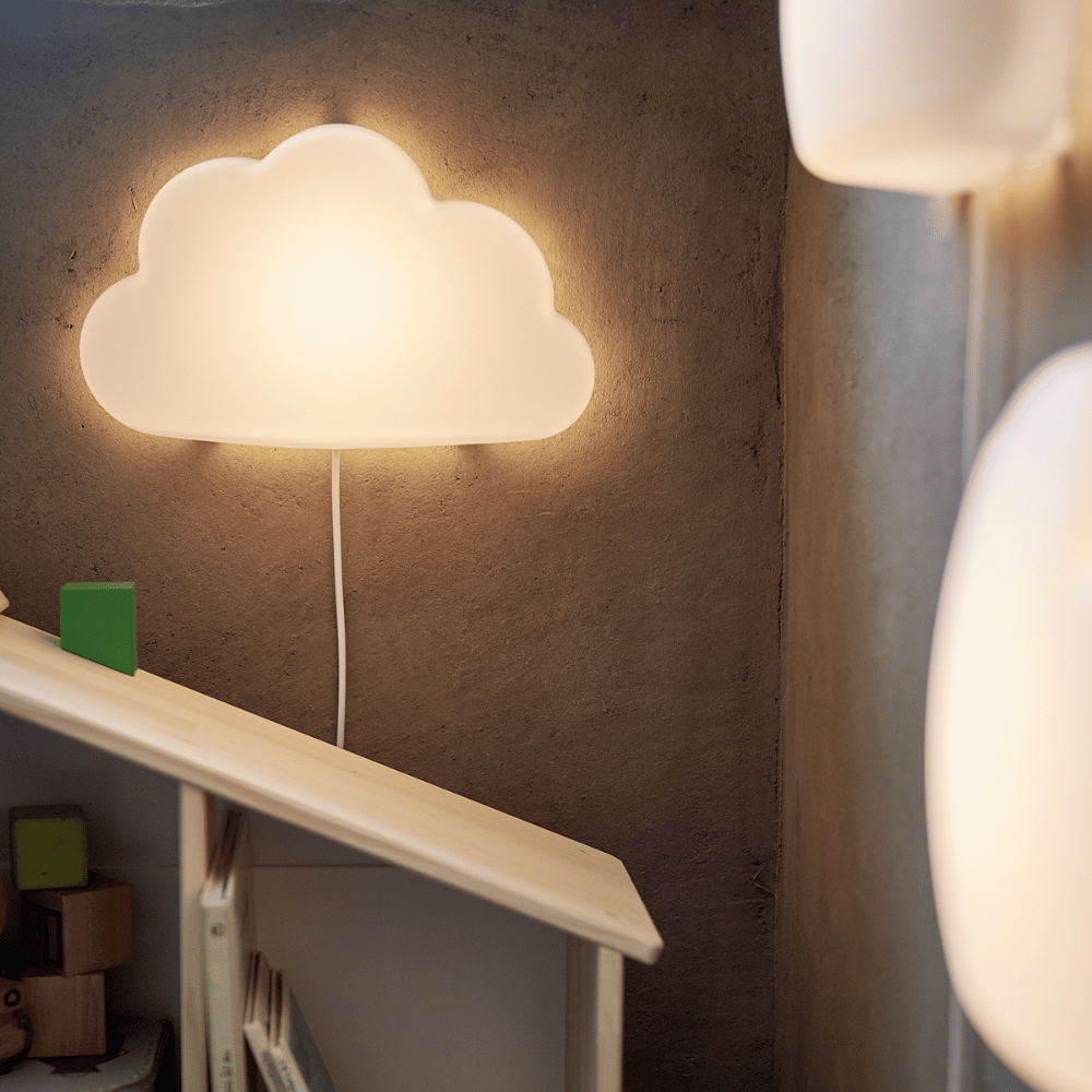 UPPLYST IKEA Бра, светодиодный, облако белый