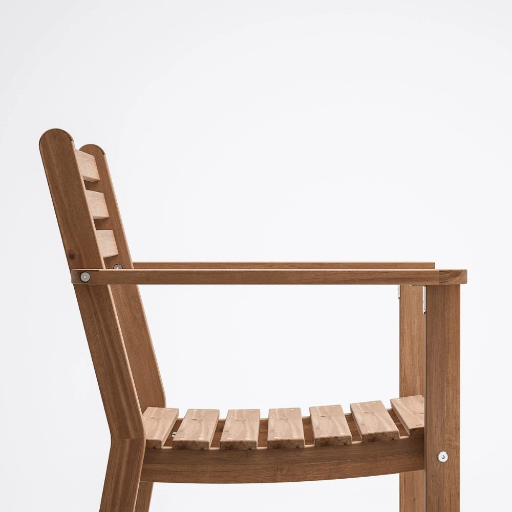 ASKHOLMEN IKEA Садовое кресло, темно-коричневый