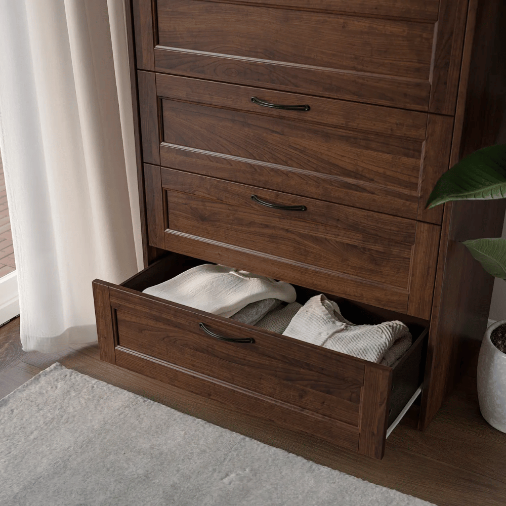 SONGESAND IKEA Комод с 4 ящиками, коричневый, 82x104 см