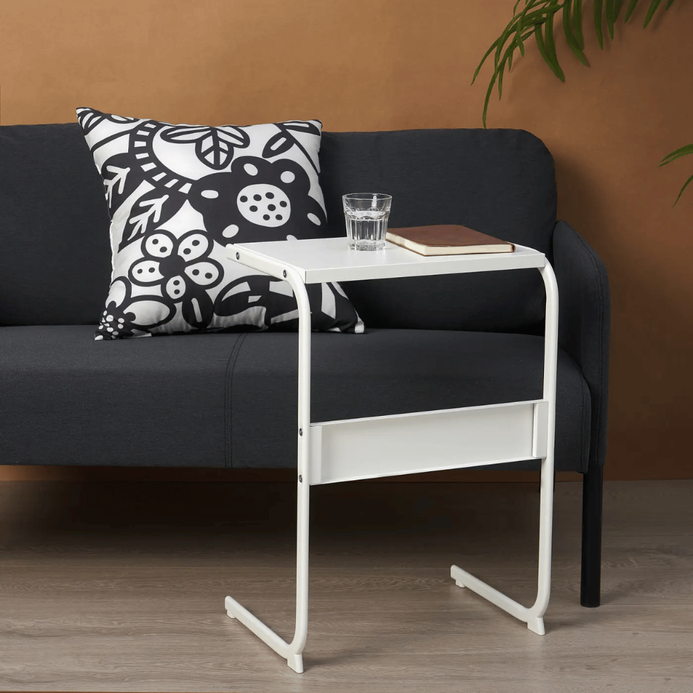 BRUKSVARA IKEA Приставной столик, антрацит, 42x30 см