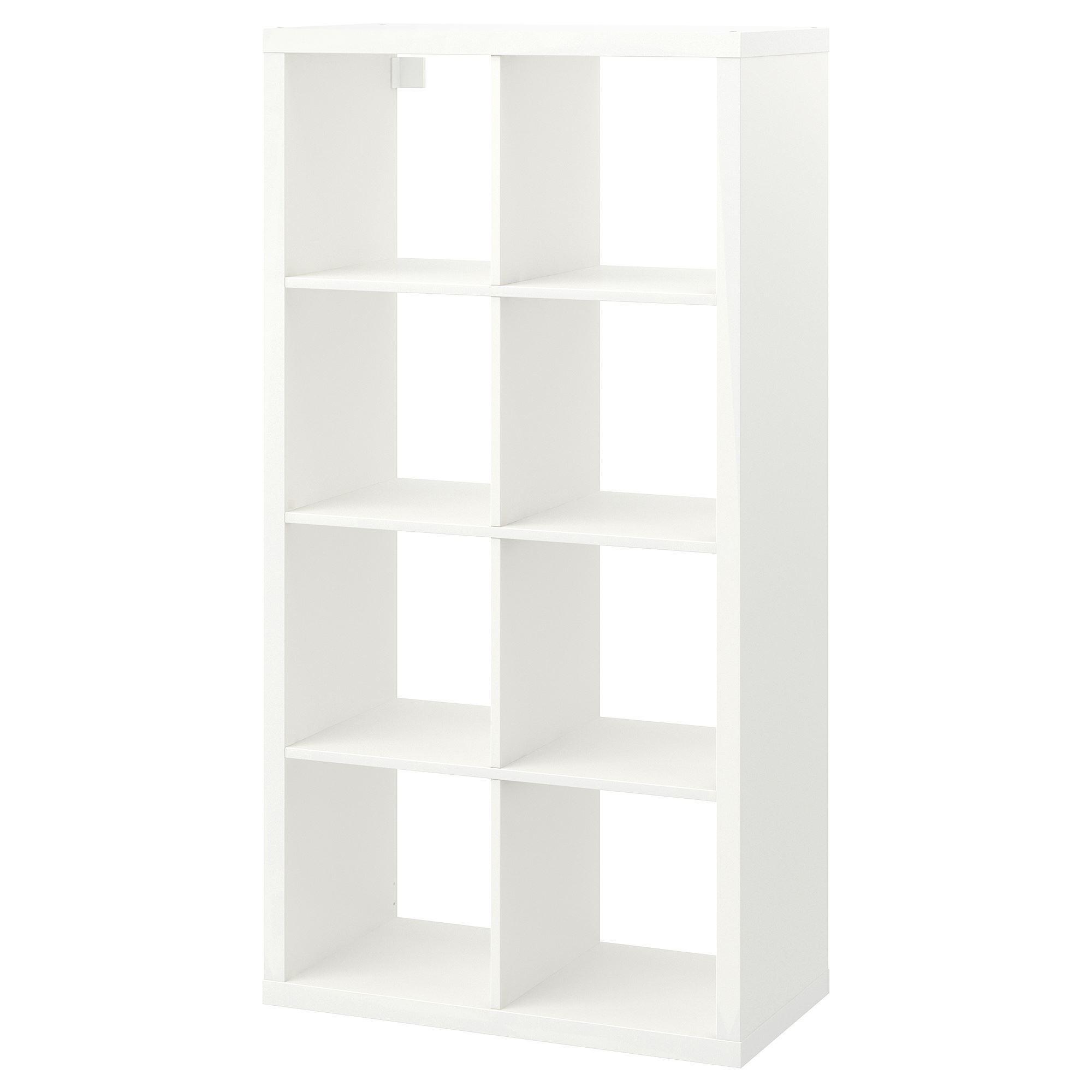 KALLAX IKEA КАЛЛАКС Стеллаж, белый77x147 см (есть повреждение)