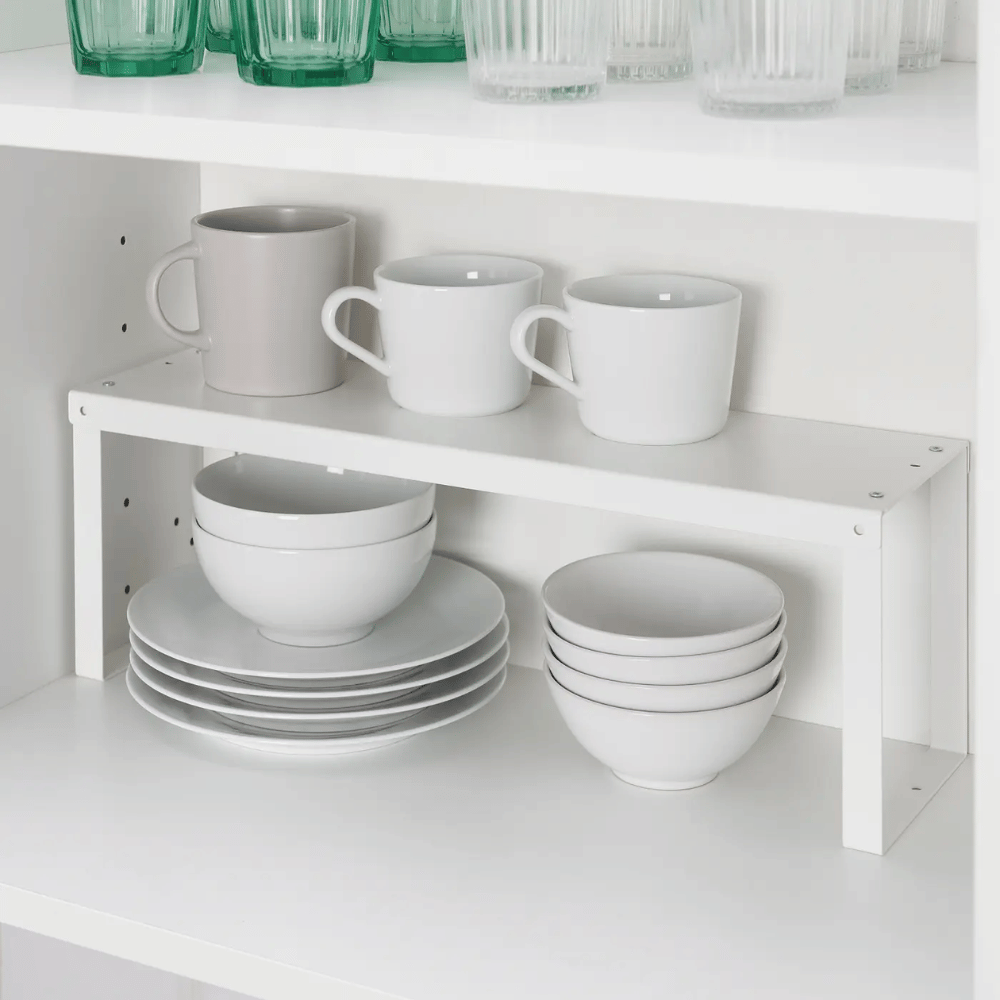 VARIERA IKEA Вставка в полку, белый, 45,5x14x16 см