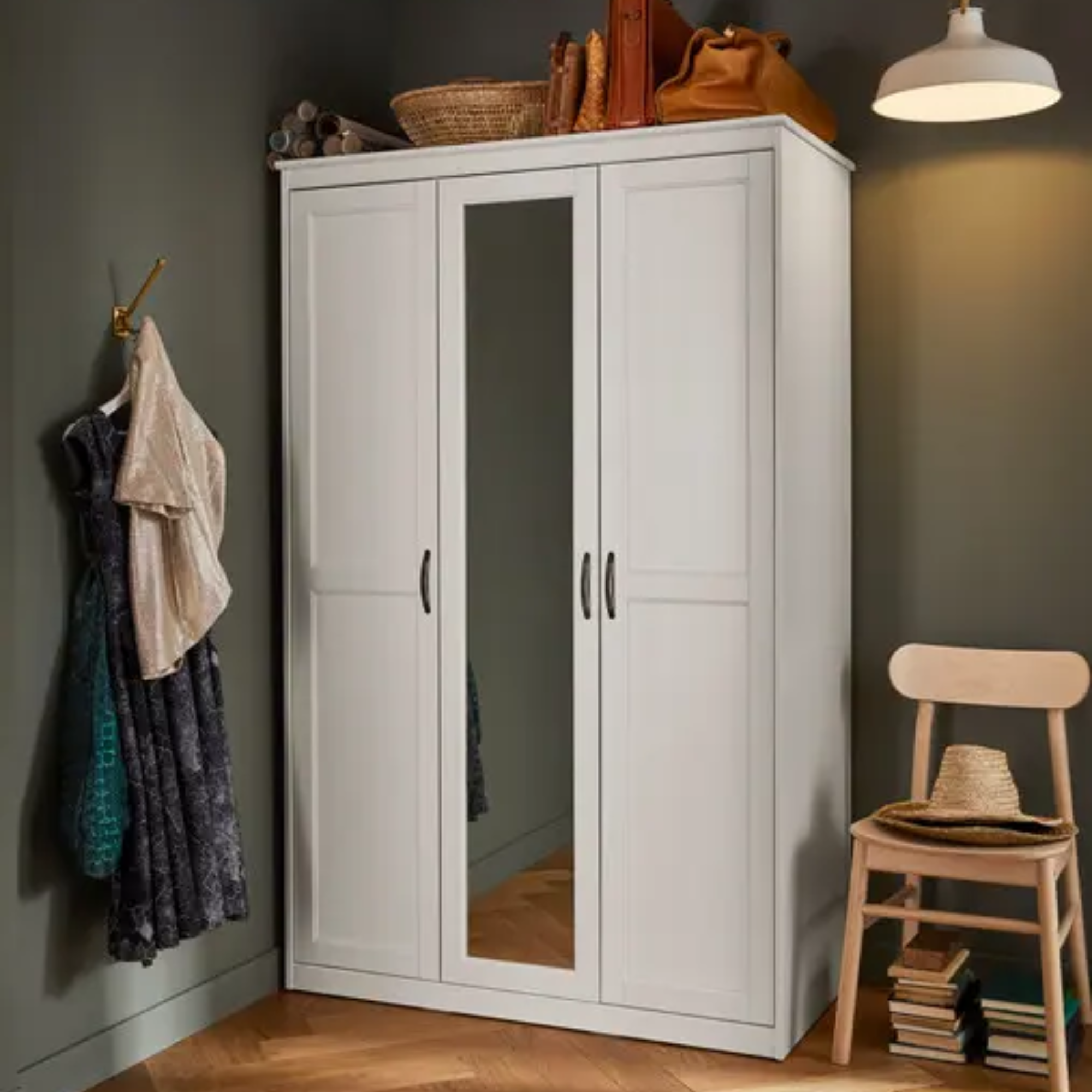 SONGESAND IKEA Шкаф платяной, белый, 120x60x191 см