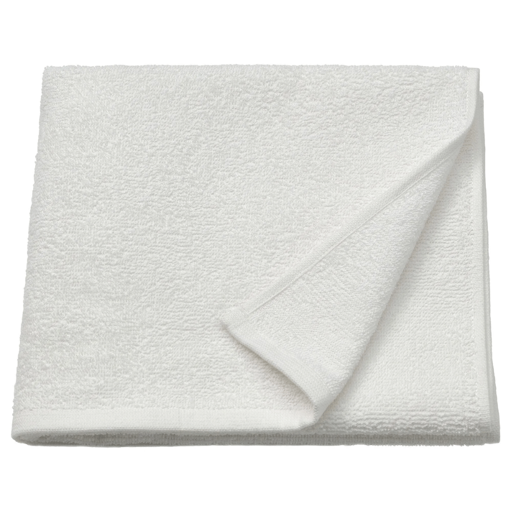 LUDDVIAL IKEA Банное полотенце, белый, 55x120 см