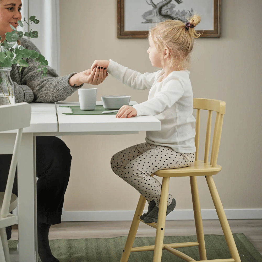 AGAM IKEA Детский стул, светлый бежево-желтый