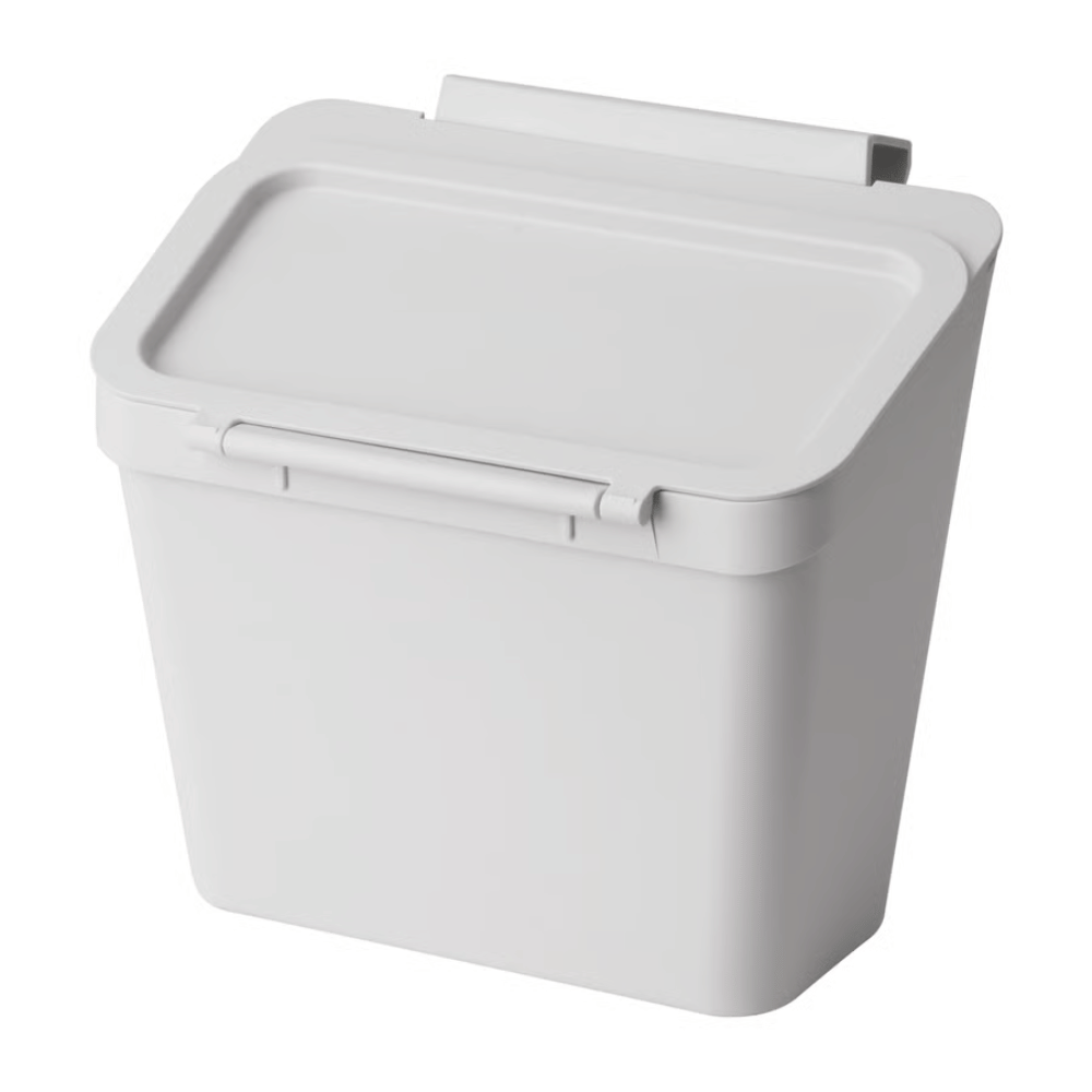 SKOLAST IKEA Мусорный контейнер для шкафа, светло-серый, 3.3 л