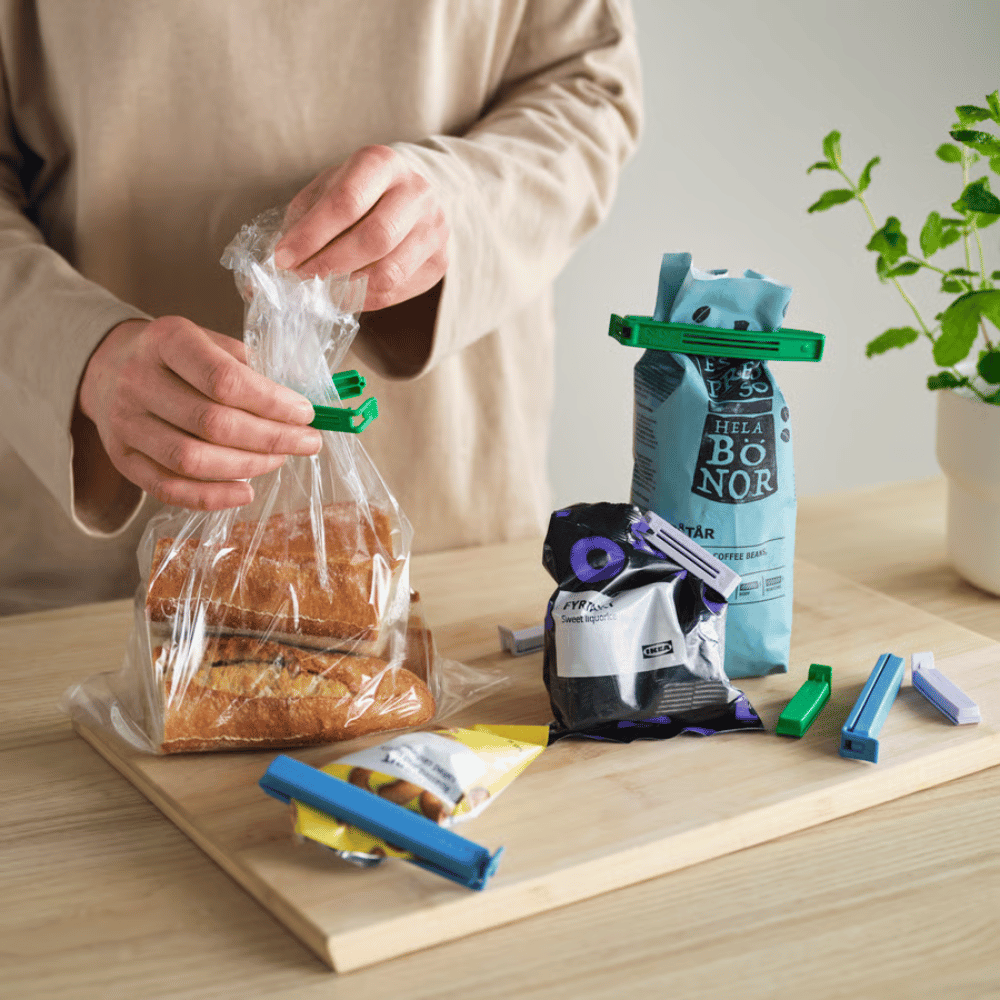 BEVARA IKEA Зажим для пакетов, комплект 24 шт. разные цвета