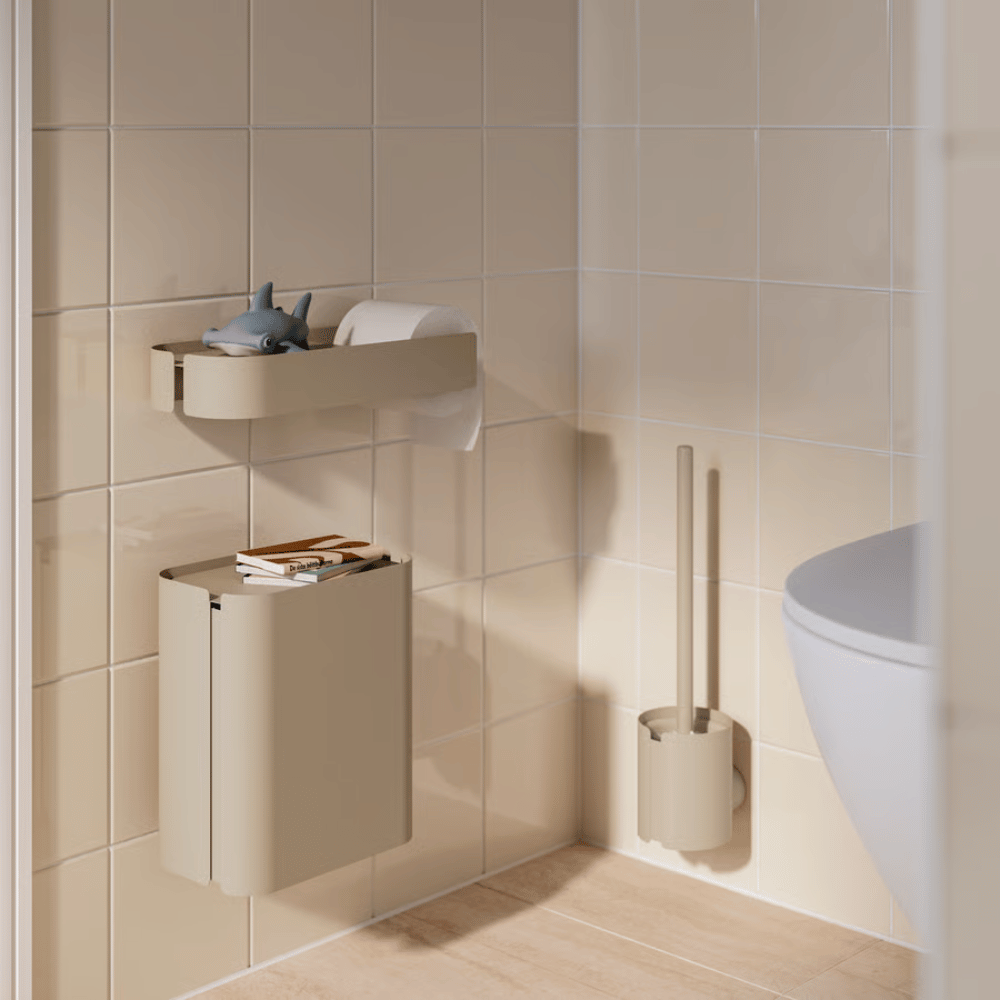 FLORSJON IKEA Мусорное ведро, бежевый, 3 л