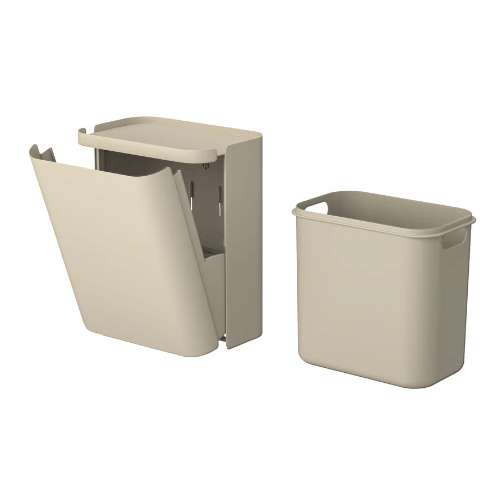 FLORSJON IKEA Мусорное ведро, бежевый, 3 л