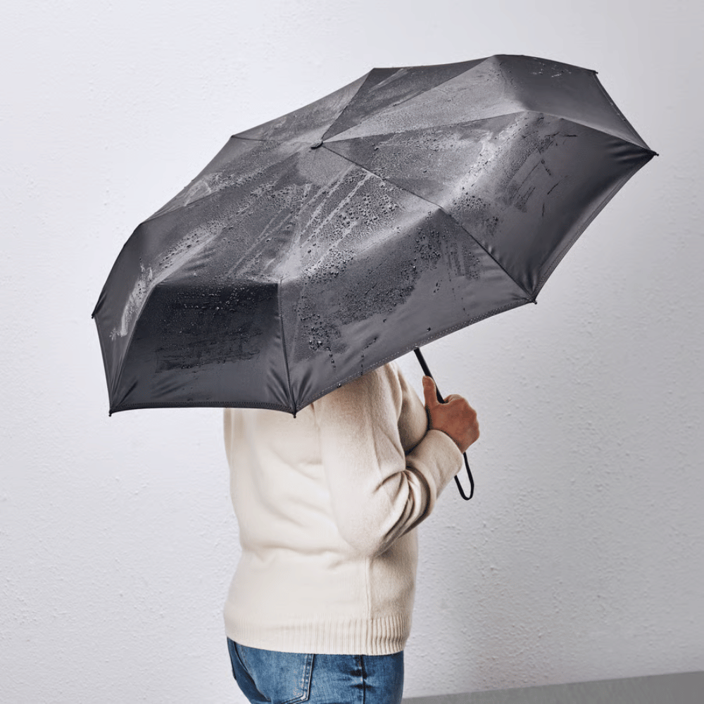 KNALLA IKEA Зонт, складной чёрный