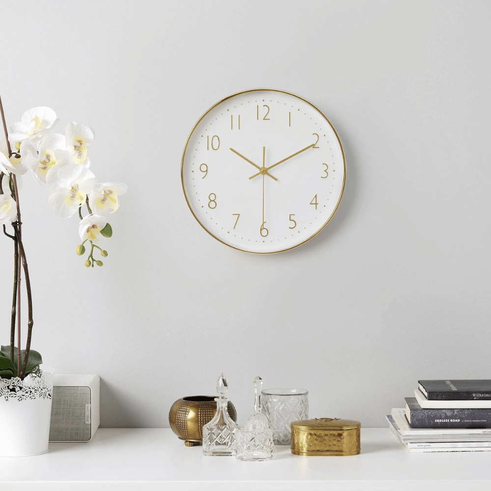 JANKIG IKEA настенные часы золотистого цвета, 30 см