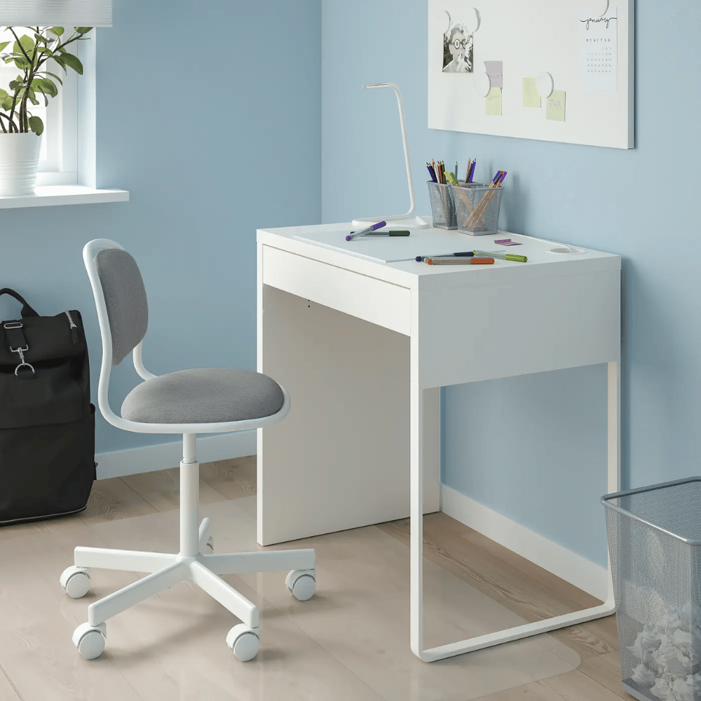 ORFJALL IKEA Детский стул д/письменного стола, белый/Vissle светло-серый