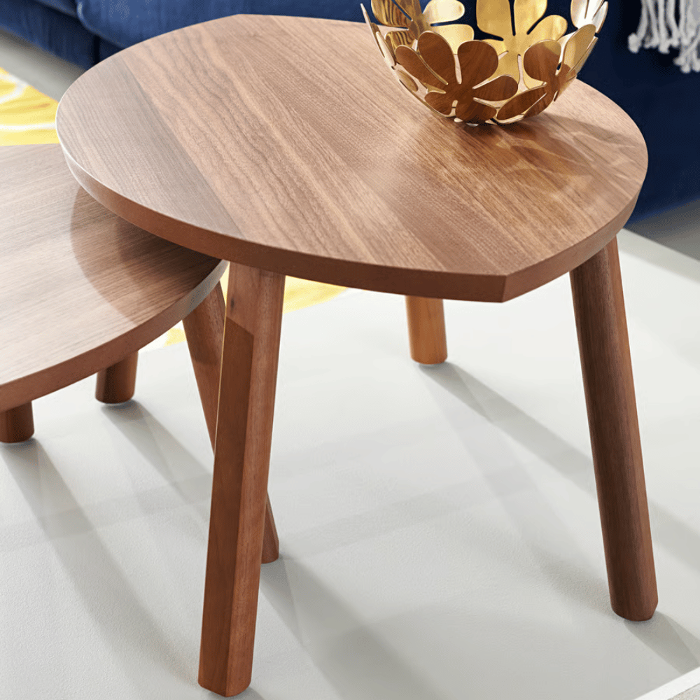 STOCKHOLM IKEA Комплект столов, 2 шт, шпон грецкого ореха