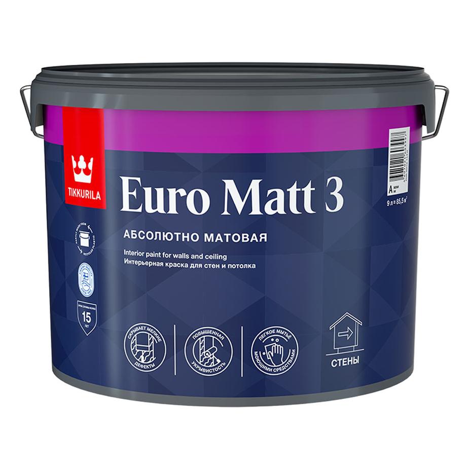 КРАСКА EURO MATT 3 A G482 9Л/13,9КГ