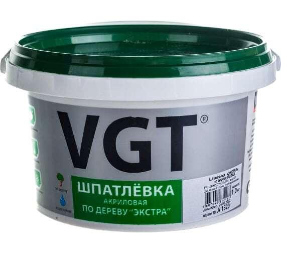 ШПАТЛЕВКА ПО ДЕРЕВУ ЭКСТРА БЕЛАЯ 1 КГ