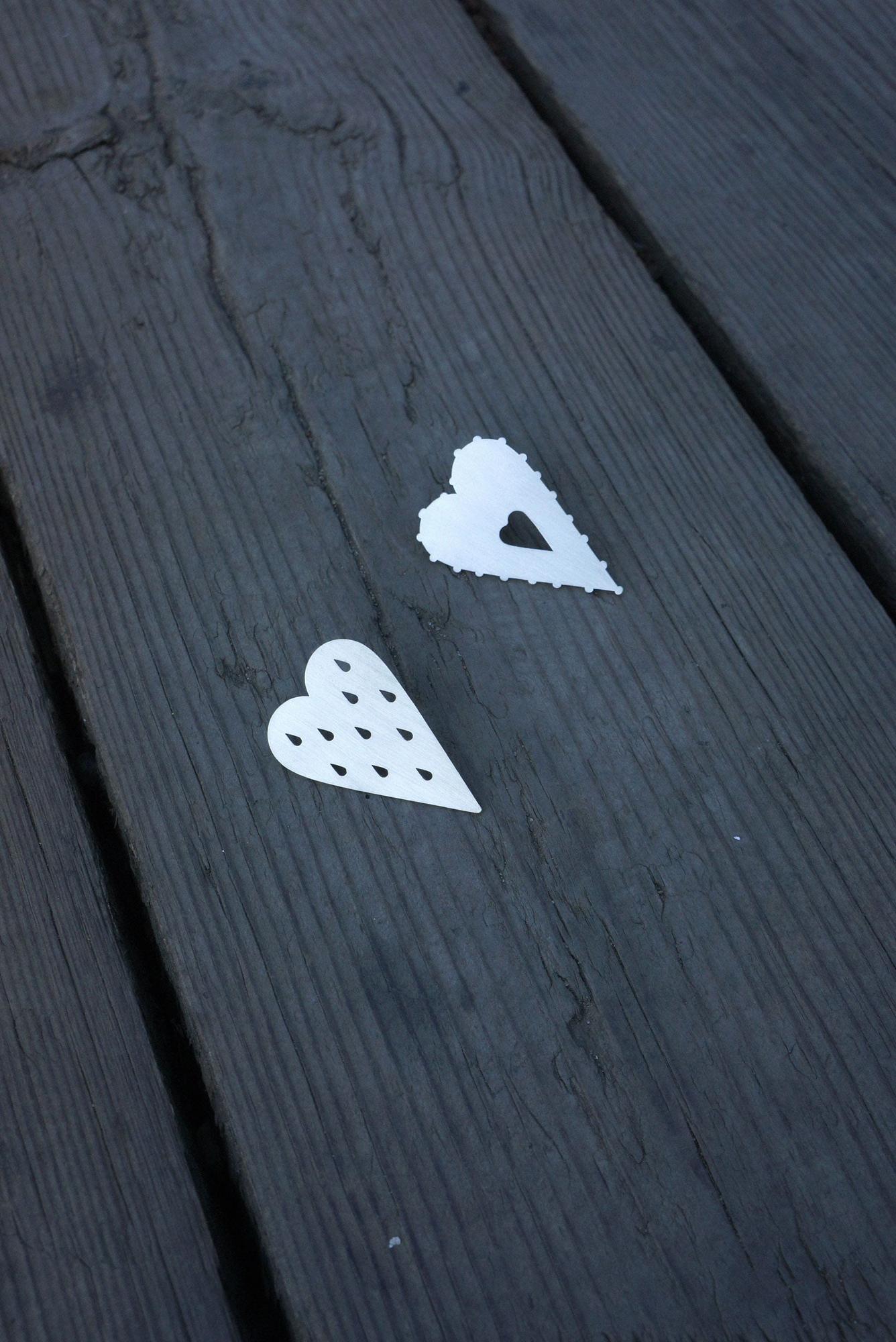 Сердечки асимметричные