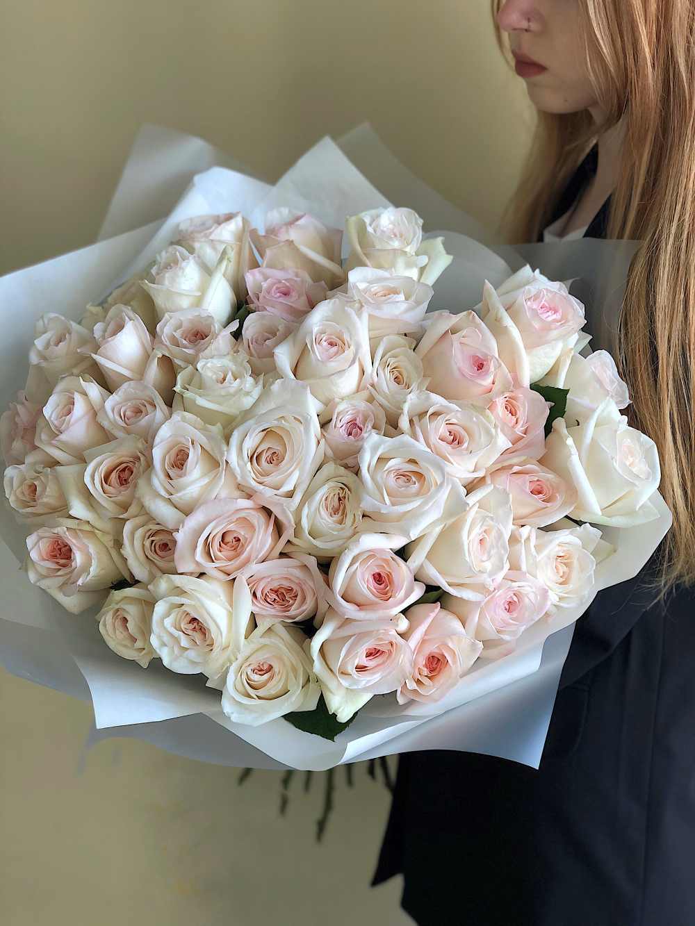 50 роз. Букет французских роз. #67