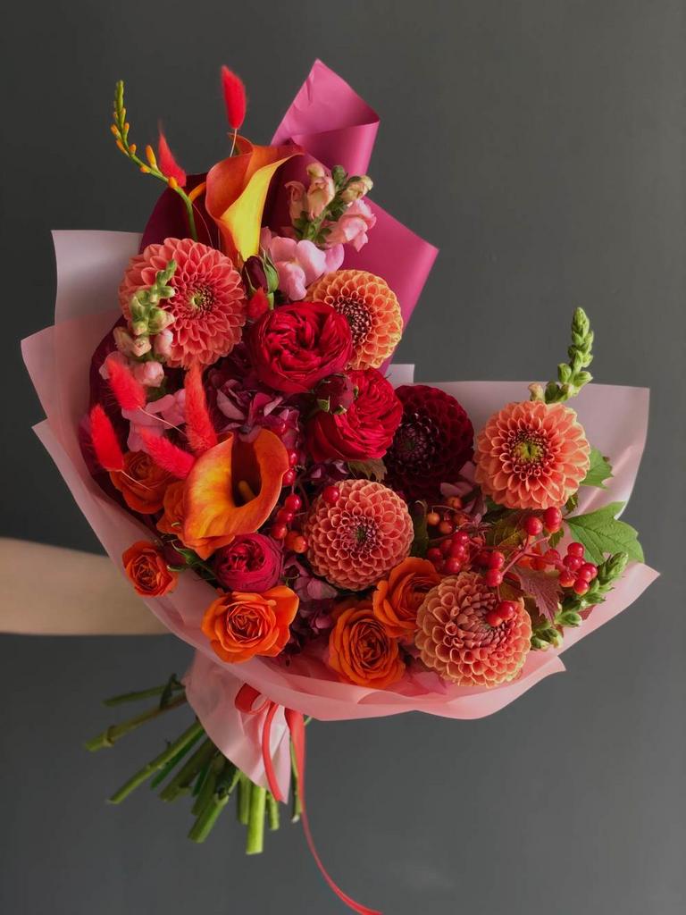 Георгины, каллы, сухоцветы #140