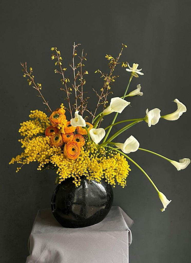 Интерьерный букет цветов