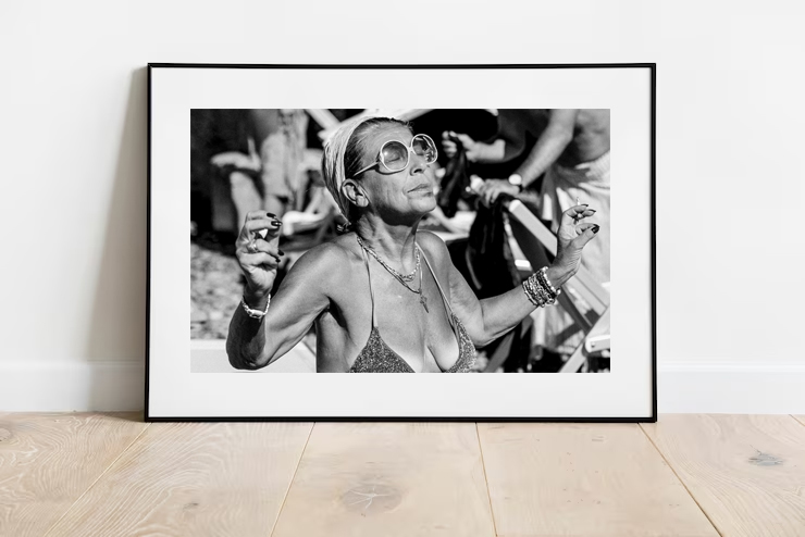 Постер  из серии «‎Grannies»  - Итальянка - размер А2