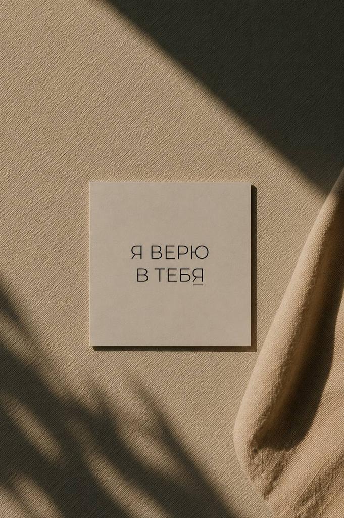 Мини открытка "Я верю в тебя"