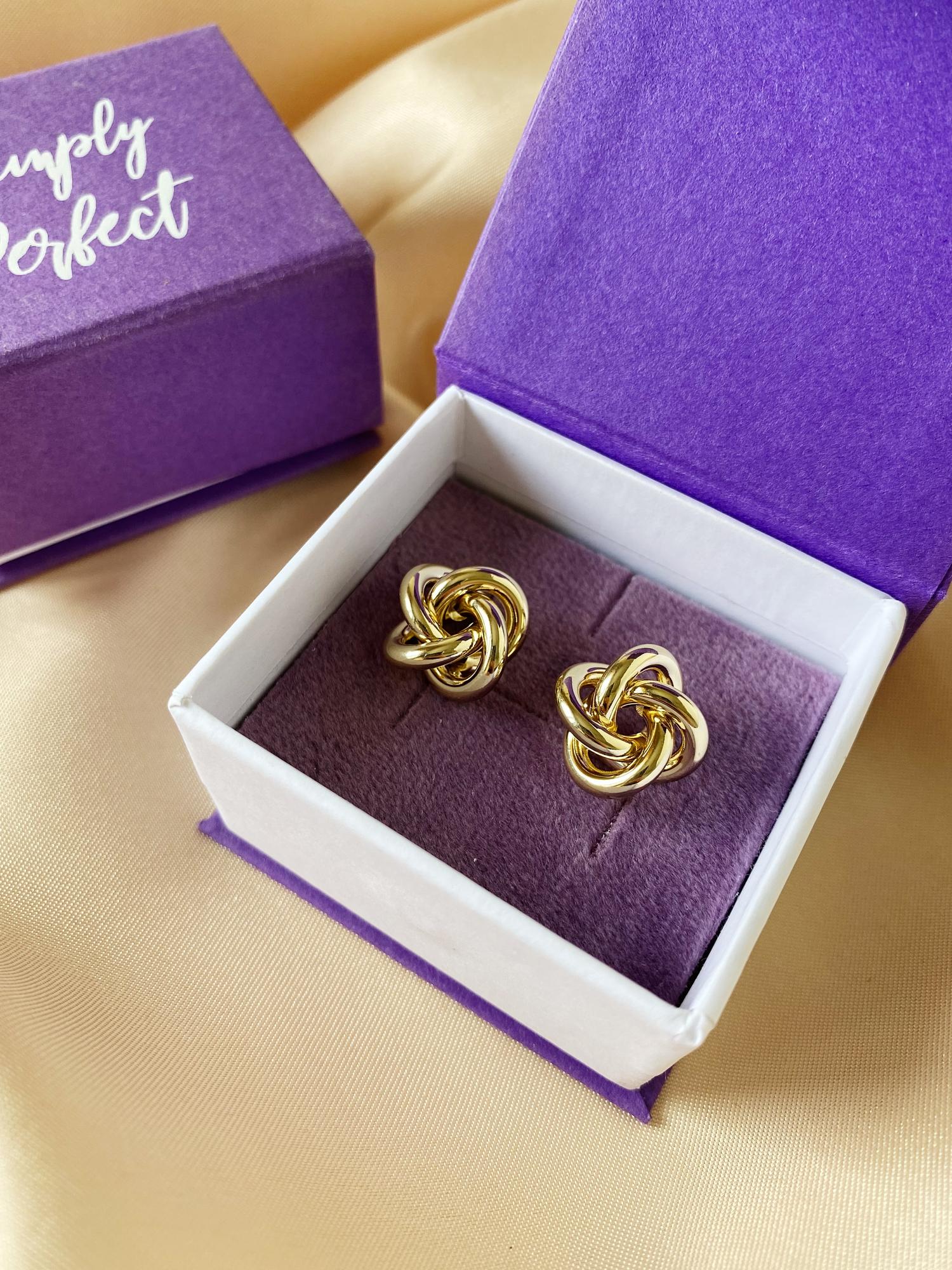 Серьги Knot G