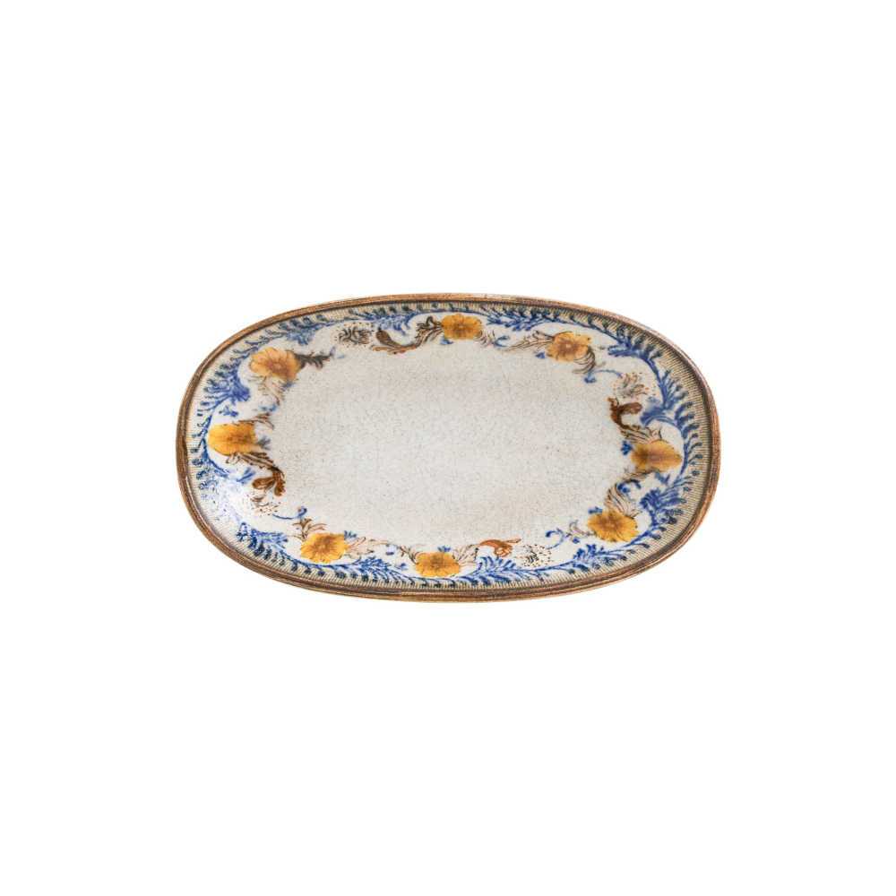 Блюдо овальное десертное 19*11 см, Bonna, Retro Floral
