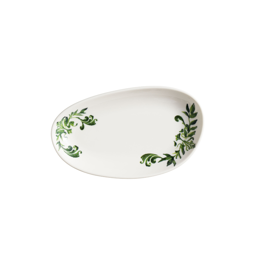 Блюдо овальное десертное 20*12 см, Bonna, Lavis Green