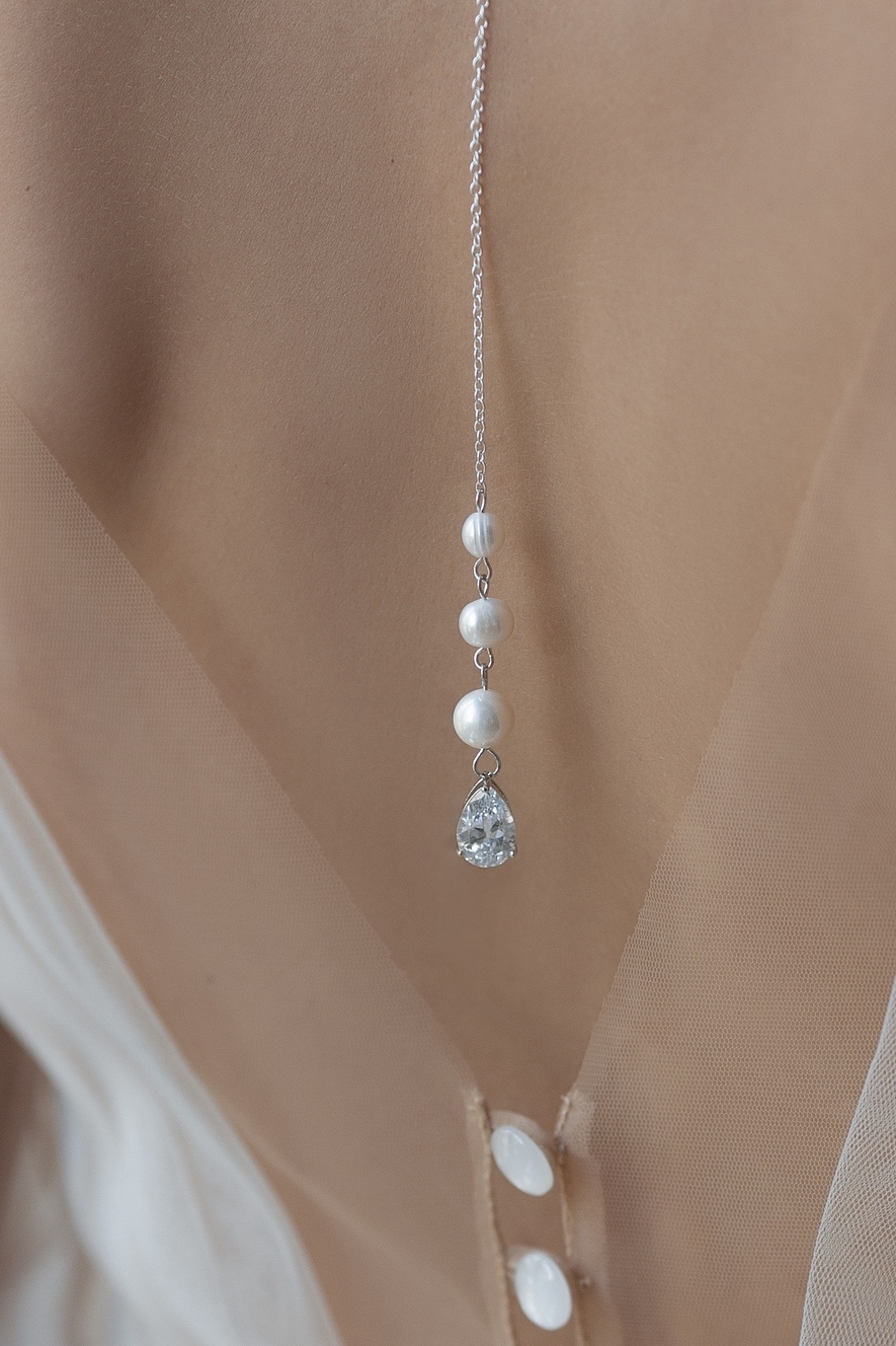 свадебное колье, колье невеста, колье на свадьбу, колье купить, колье на спину с жемчугом, колье ожерелье с жемчугом, свадебное колье на шею,  украшения колье, свадебное колье купить, ожерелье с жемчугом купить