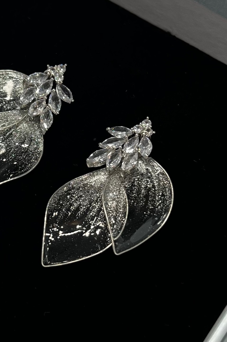 серьги с лепестками купить, свадебные серьги купить, серьги для невесты, свадебные украшения купить