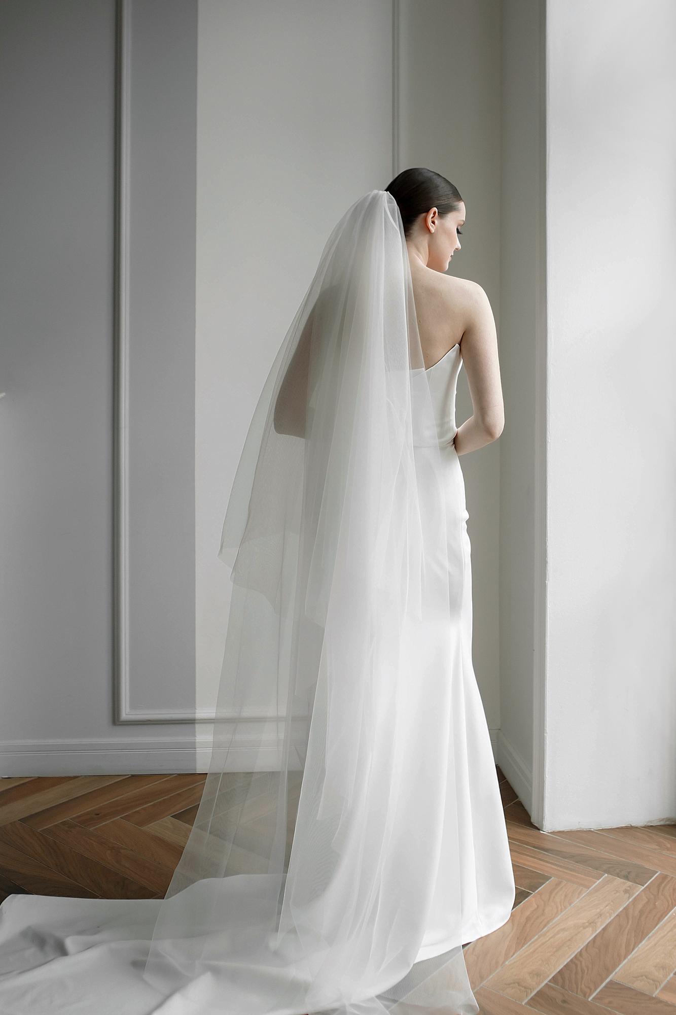 фата молочного цвета, длинная свадебная фата, фата спб, фата купить спб, классическая фата, фата невесты, модная фата 2026